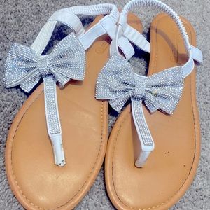 COPY - Sparkle Bow tie Womens Sandals Size 9